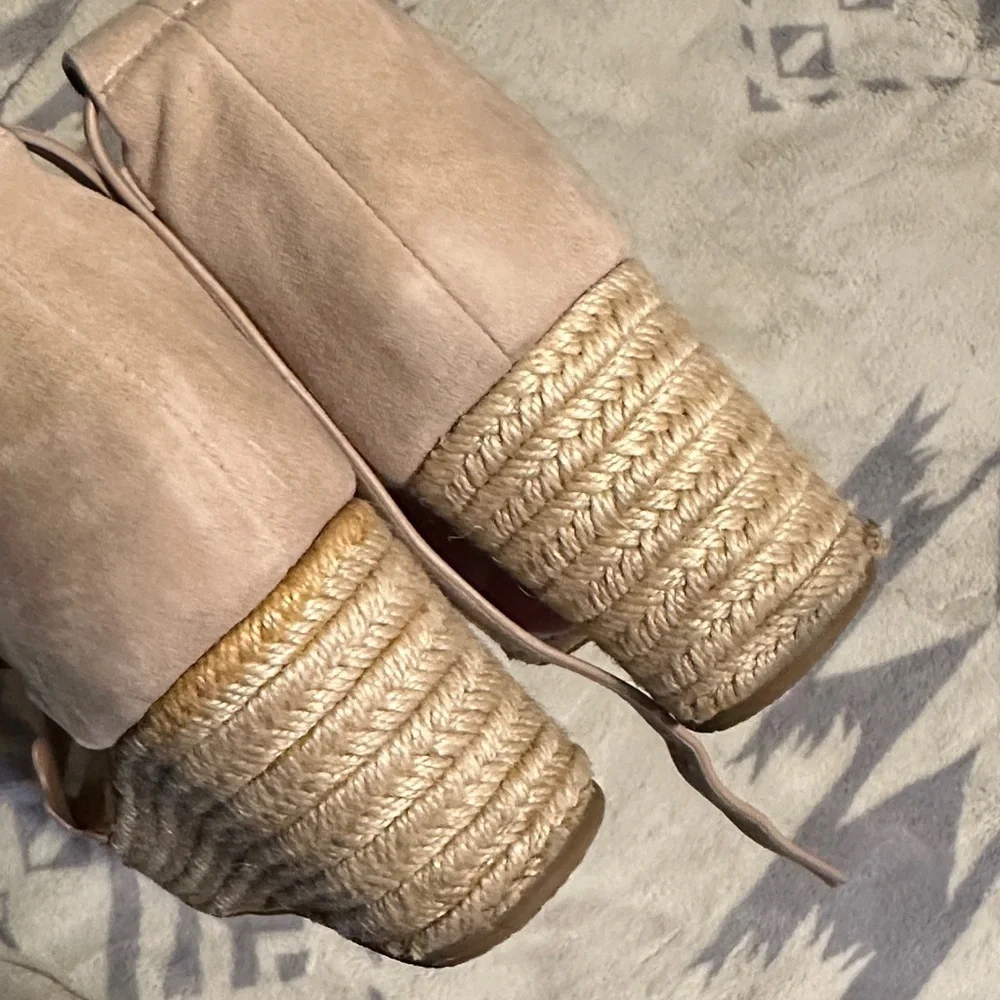 J. Crew Women's Beige Espadrille Wedges